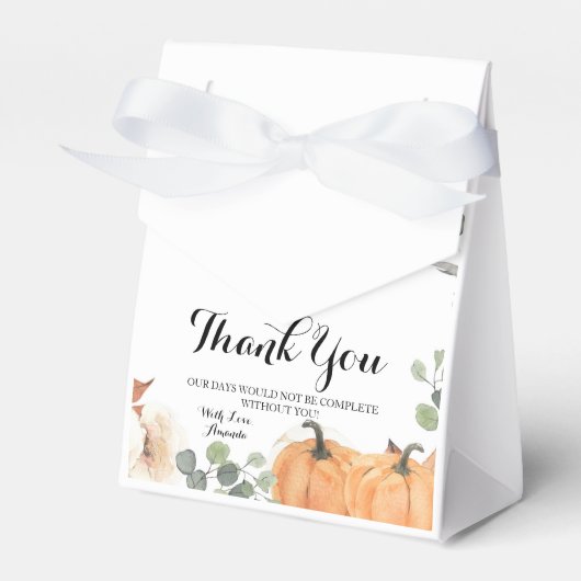 パンプキ素朴ンボホフローラ秋イン・ラブ フェイバーボックス (正面サイド)