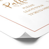 パンプキ素朴ンボホ秋インラブおむつラッフル ポスター (角)