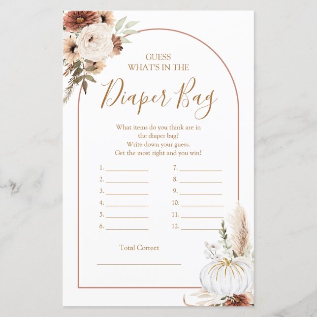 パンプキ素朴ンボホ秋インラブオムツバッグゲーム (正面)