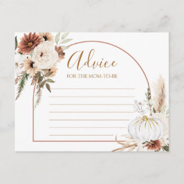 パンプキ素朴ンボホ秋モーミーへの恋のアドバイス エンクロージャーカード