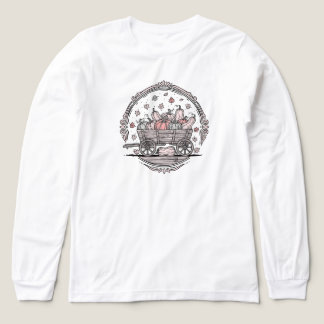 パンプキ素朴ンワゴン – フォークアート | ホワイトのみ トライブレンドTシャツ