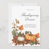 パンプキ素朴ン感謝祭パーティー 招待状 (正面)