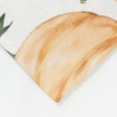 パンプキ素朴ン模様 フリースブランケット (角)