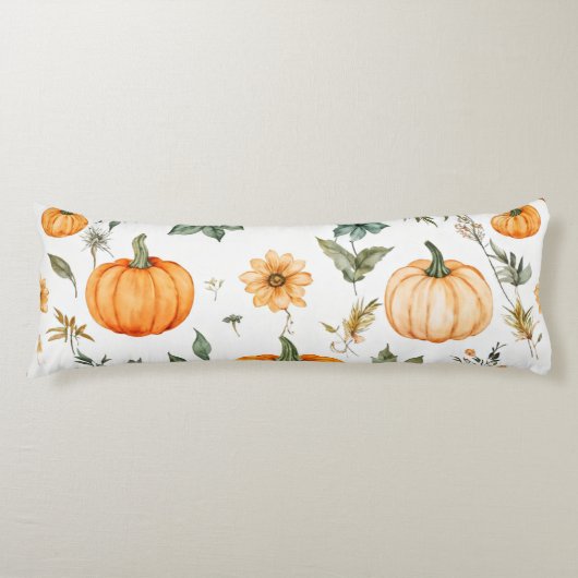 パンプキ素朴ン模様 ボディピロー (正面)