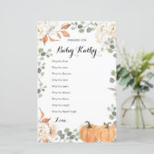 パンプキ素朴ン秋の愛の祈りの言葉のベビーサイン (スタンド正面)