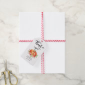 パンプキ素朴ン秋フローラベビーシャワー感謝してい ギフトタグ (より糸付き)