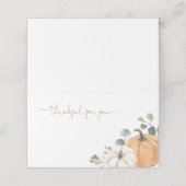 パンプキ素朴ン秋感謝祭 プレイスカード (外部開封)