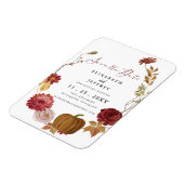 パンプキ素朴ン秋秋保存日付 マグネット (左側)