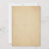 パンプキ素朴ン誕生日招待状ファースト・デイ 招待状 (裏面)