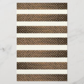 パンプキ素朴ン赤ちゃんシャワービンゴゲーム，アイボリー金ゴールド チラシ (裏面)