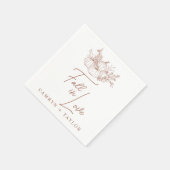 パンプキ結婚ン スタンダードカクテルナプキン (角)