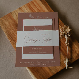 パンプキ結婚ン 招待状ベリーバンド