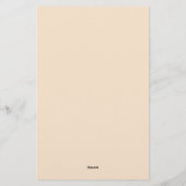 パンプキ葉ンキャンディ名と住所 便箋 (裏面)