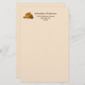 パンプキ葉ンキャンディ名と住所 便箋 (正面/裏面)