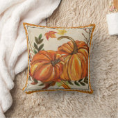パンプキ葉ンス秋秋アート クッション (ブランケット)