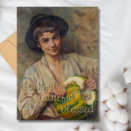 パンプキ賛美ンと感謝イタリアンの子ども シーズンカード