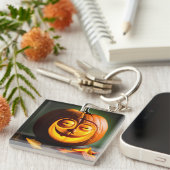 パンプキ間抜けン氏ヘッド キーホルダー (正面右)