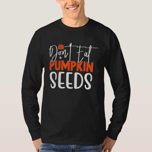 パンプキ食べン種妊娠ハロウィンマテルニ Tシャツ (正面)