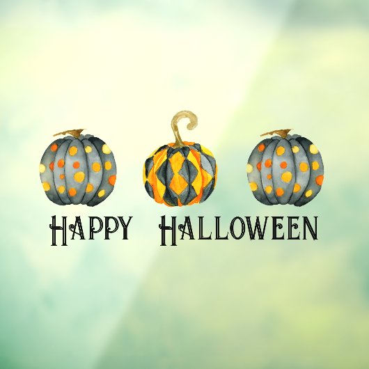 パンプキ飾ンハロウィーンのカスタマイズ可能 ウィンドウサイン (シート3)