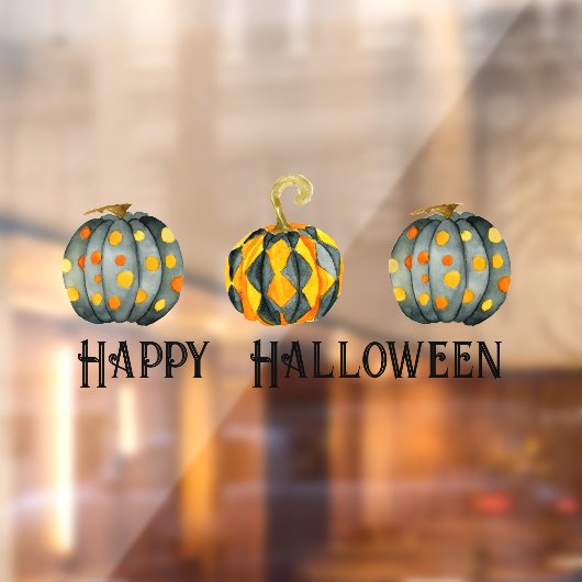 パンプキ飾ンハロウィーンのカスタマイズ可能 ウィンドウサイン (シート2)