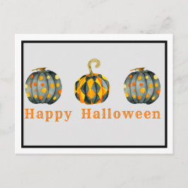 パンプキ飾ンハロウィーンのカスタマイズ可能 ポストカード