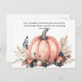 パンプキ魅力的ン ポストカード (正面/裏面)