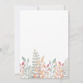 パンプクラシックキンファースト誕生日招待状 招待状 (裏面)