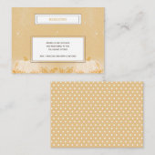 パンプシンプルキンベビーシャワー登録 エンクロージャーカード (正面/裏面)