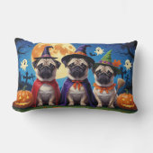 パンプドカボチャおもしろいハロウィン ランバークッション (正面)