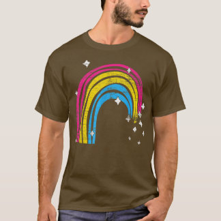 パンプライド月パンセアル国旗レインボーLGBTQパンセウ Tシャツ