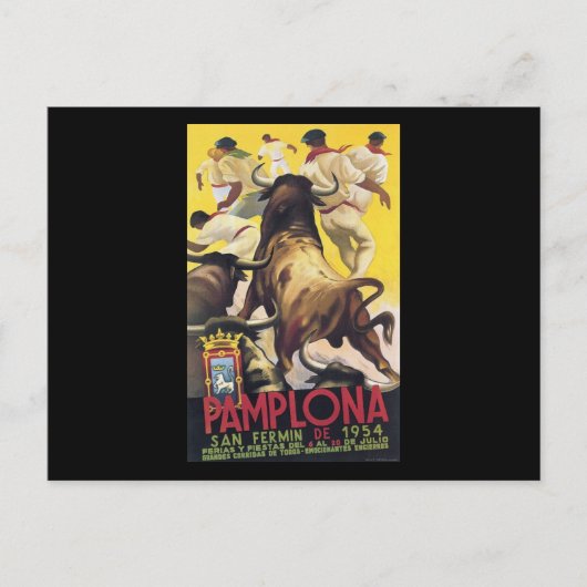 パンプローナサンフェルミン ポストカード (正面)
