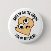 パンプンの反対側で目が覚めおもしろいた 缶バッジ (正面)