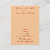 パンプーユアラグジュアリービジネスカード 予約カード (裏面)