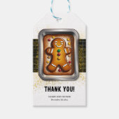 パンベビーモダンシャワーのジンジャーブレッド ギフトタグ (正面)