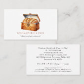 パンベーカリーゴールデンローフ 名刺 (正面/裏面)