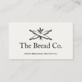 パンベーカリーシェフ転がズピン 名刺 (正面)