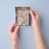 パンベーカリーブティックオープニングフライヤー チラシ (手)