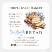 パンベーカリー水の色成分&アレルゲン スクエアシール (正面)