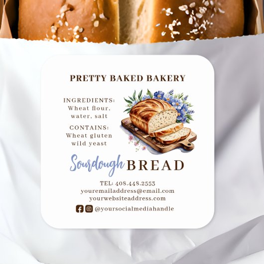 パンベーカリー水の色成分&アレルゲン スクエアシール