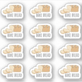 パンベーキングリマインダーミール料理武城プランナー シール (正面)