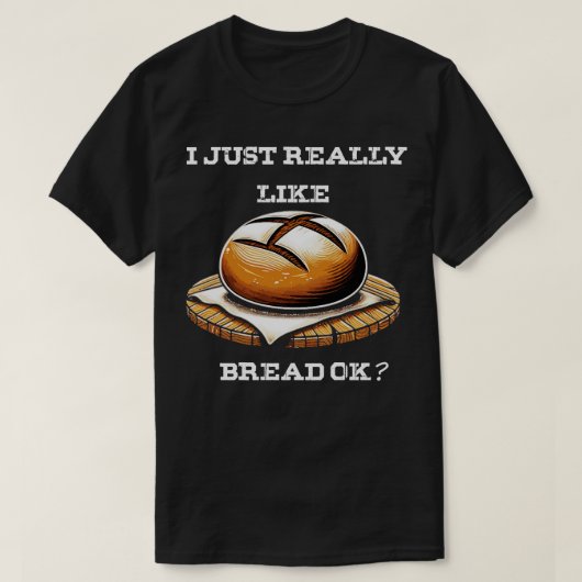パンベーキング好きベイカー Tシャツ (デザイン正面)