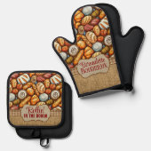 パンベーキング 鍋つかみ&鍋敷きセット (正面/裏面)