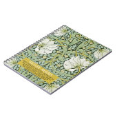 パンペネルデザインバイウィリアム・モリス ノートブック (左側)