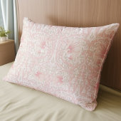 パンペネル暖かいピンクの花のパターンWilliam Morris 枕カバー