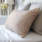 パンペネル暖かいピンクの花のパターンWilliam Morris 枕カバー