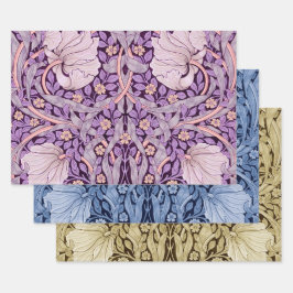 パンペネル・ウィリアム・モリスモノトーンのス ラッピングペーパーシート