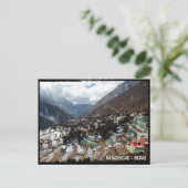 パンボシュ、エベレストの歩道、ヒマラヤ – ネパール ポストカード (スタンド正面)