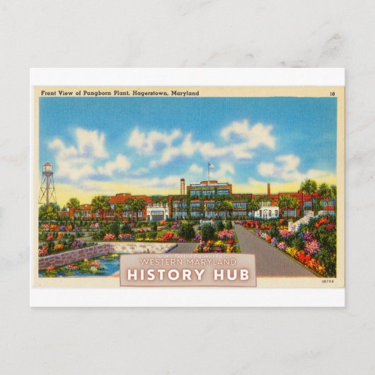 パンボーン植物歴史的な再印刷はがき ポストカード (正面)