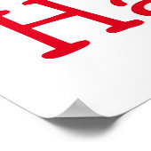 パンポスターで微笑む漫画のトルコ ポスター (角)