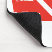 パンミニマルツェルカンプフワーゲンVI赤 マウスパッド (コーナー)